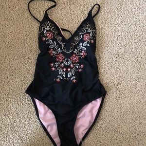 Sz M target embroidered one piece. Never worn!
